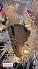 Load and play video in Gallery viewer, Air Jordan 5 inspired Wooden Sneaker Ornament