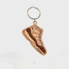 Load and play video in Gallery viewer, Air Jordan 11 Sneaker Inspired Keychain