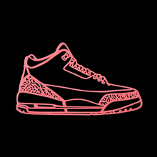 Load image into Gallery viewer, Air Jordan 3 Inspired Wall Art Piece 2D