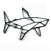Load image into Gallery viewer, Shark #2 Geometric Wall Art 2D