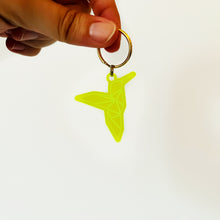 Load image into Gallery viewer, Hummingbird Geometric Acrylic Keychain