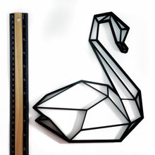 Load image into Gallery viewer, Swan #2 Geometric Wall Art 2D