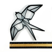 Load image into Gallery viewer, Swallow Geometric Bird Wall Art 2D