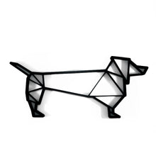 Load image into Gallery viewer, Dachshund Geometric Wall Art 2D Sausage dog