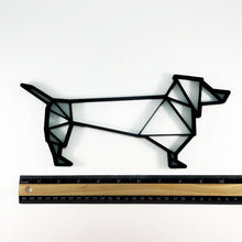 Load image into Gallery viewer, Dachshund Geometric Wall Art 2D Sausage dog
