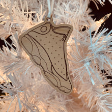 Load image into Gallery viewer, Air Jordan 13 inspired Wooden Sneaker Ornament
