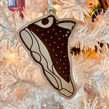 Load image into Gallery viewer, Jordan 13 V2 inspired Wooden Sneaker Ornament
