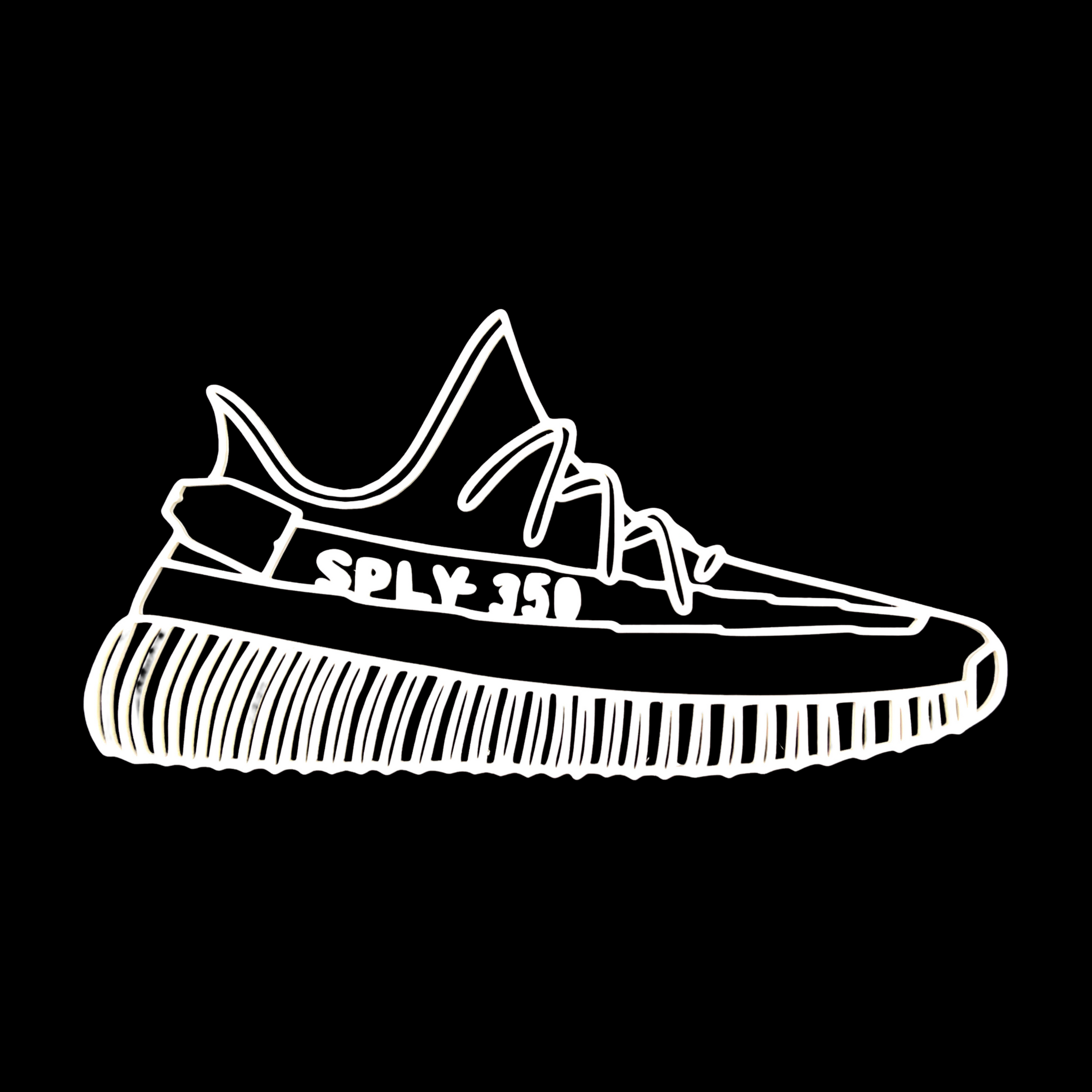 Boost 350 Yeezy Inspired Wall Art 2D Soul Kid Dsgn