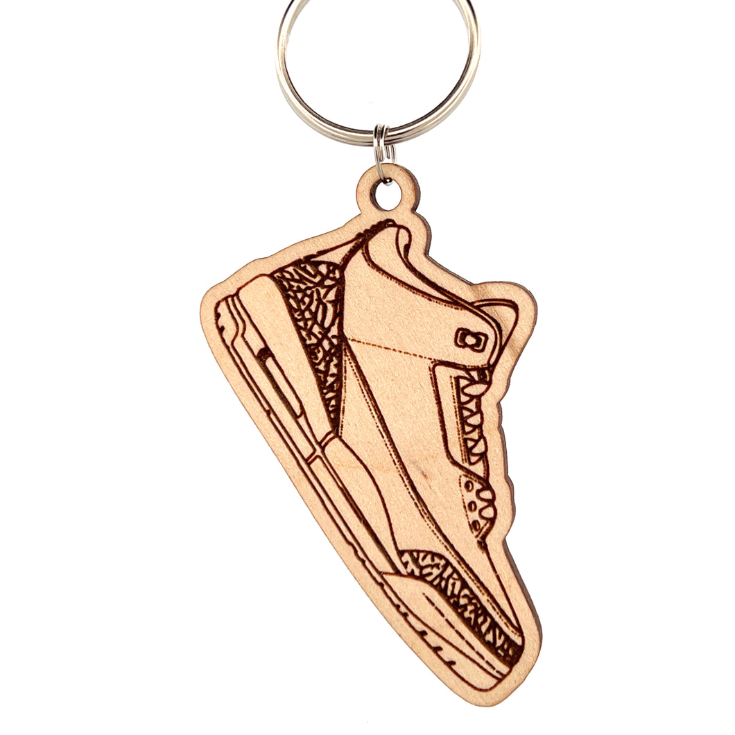 Air Jordan 3 Sneaker Inspired Keychain