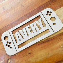 Load image into Gallery viewer, Customizable Nintendo Switch inspired Name Sign
