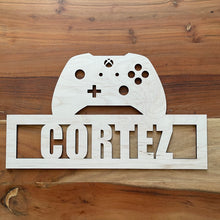 Load image into Gallery viewer, Customizable Xbox inspired Controller Name/Gamertag Sign
