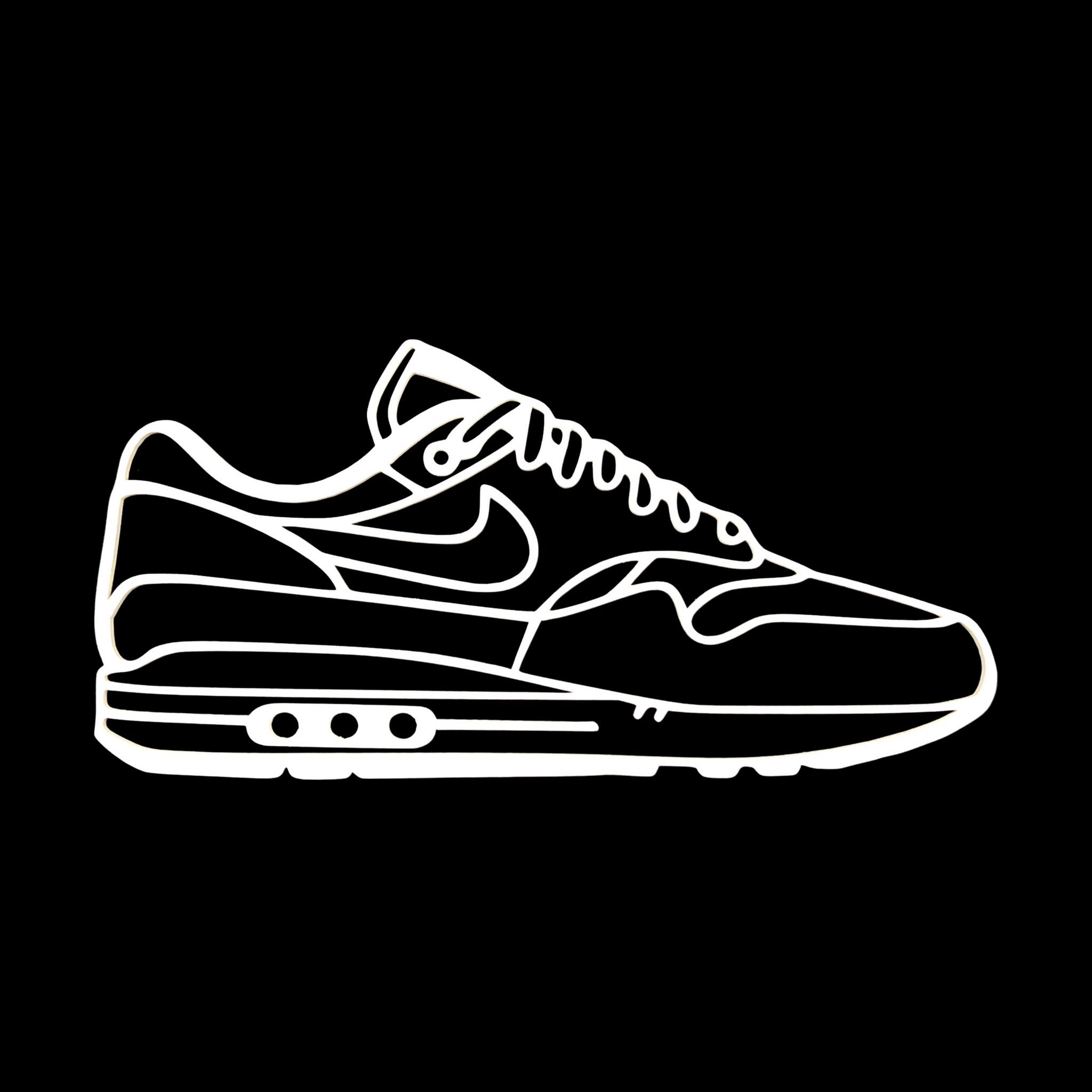 Air Max 1 Inspired Wall Piece 2D Soul Kid Dsgn