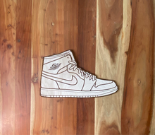 Load image into Gallery viewer, Wooden Air Jordan 1 Inspired Shoe Engraved Wall Decor Piece
