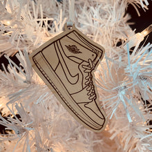 Load image into Gallery viewer, Air Jordan 1 inspired Wooden Sneaker Ornament
