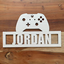 Load image into Gallery viewer, Customizable Xbox inspired Controller Name/Gamertag Sign
