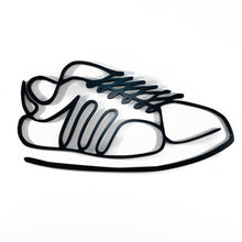 Load image into Gallery viewer, Superstar Inspired Line Art Sneaker Wall Piece 2D
