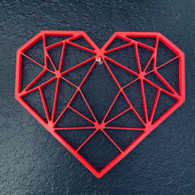 Load image into Gallery viewer, Geometric Heart 2D
