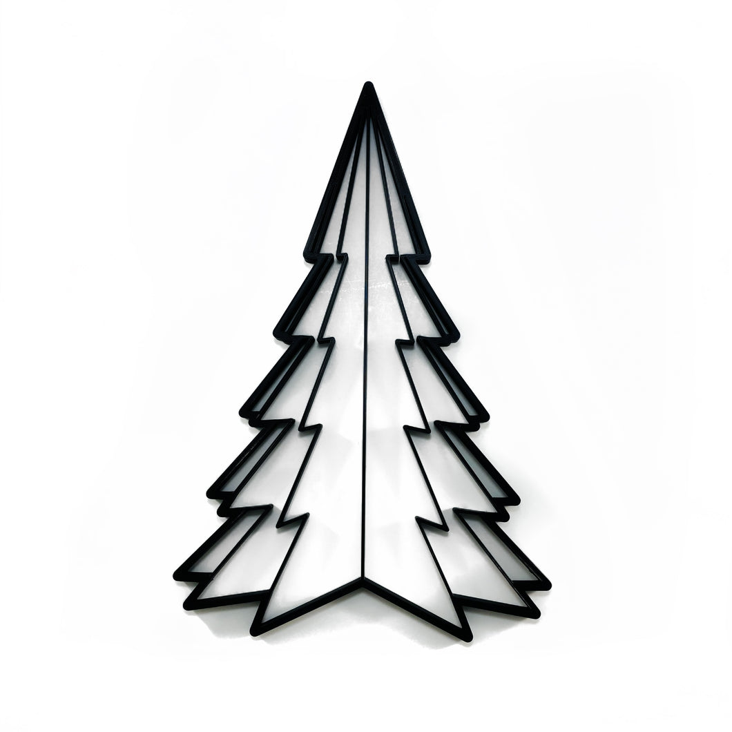 X-Mas Tree Geometric Wall Art 2D