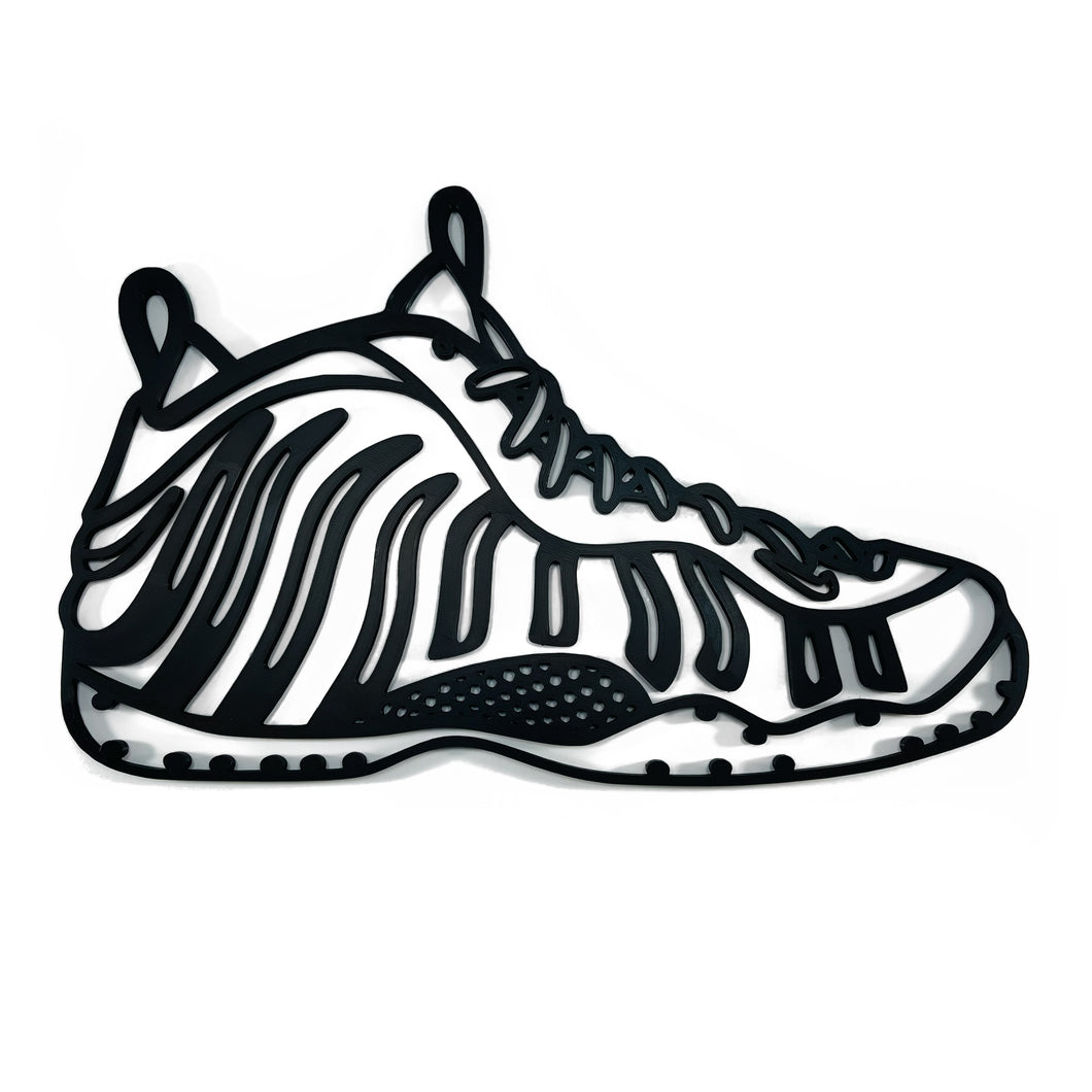Air Foamposite One Inspired Wall Piece 2D